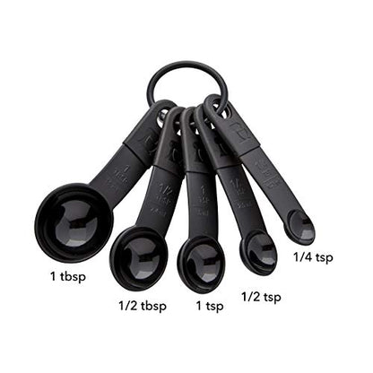 KitchenAid KE057OHWHA Classic Measuring Spoons - color: Black