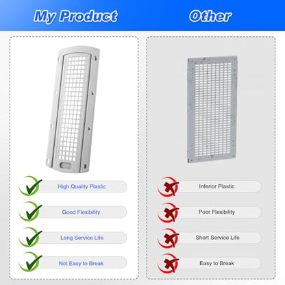 WE22X35337 Lint Screen Cover Grid Compatible with GE Washer Dryer | Replacement GE dryer lint trap | dryer lint filter housing