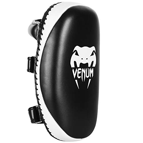 Venum Skintex Leather Light Kick Pad (Pair) - color: Black/Ice