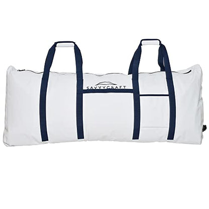 Savvycraft Waterproof Leakproof Insulated Fish Kill Bag, Heavy Duty Soft Fish Storage Bag with Easy Grip Handles, White 60" L x 12" W x 22" H - style: Flat Bottom: 60"l X 12"w X 22"h