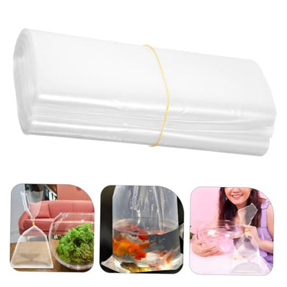 Sosoport 50pcs Fish Packaging Bags for Live Fish Transport Shipping Bags with Stable Design Leak and Air Permeable for Optimal Aquatic Condition for Aquarium Use