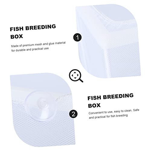 BESPORTBLE Breeding Incubator Box Mesh Fish Tank Breeding Tank Box for Betta Guppy Practical Aquarium