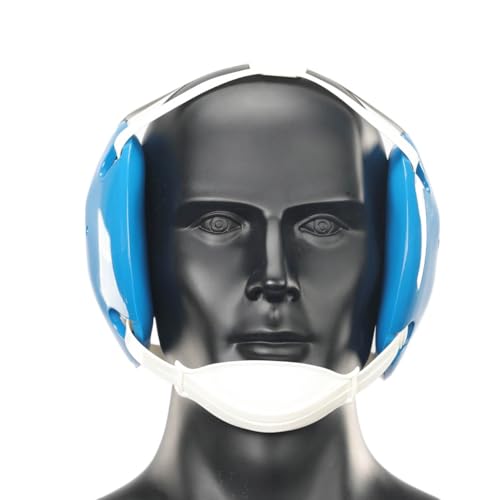 Wrestling Headgear with American Bald Eagle Decals - color: Royal, size: Adult