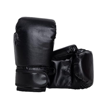 Boxing Gloves for Kids, Kids Sparring Punching Gloves for Punching Bag,Youth Training Kickboxing, Muay Thai - color: Black