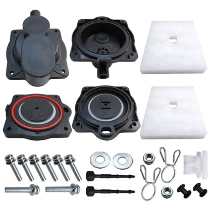 HP60/80 Air Pump Rebuild Complete Kit Fit for Aqua-Safe AS500, for Aqua-Aire AA500, with White Switch