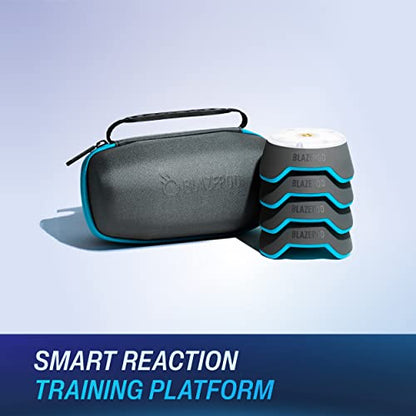 BlazePod Reaction Training Kit Smart Pods for Speed, Agility & Cognitive Drills - Pro-Level Training for Athletes, Trainers, Therapists & Coaches - App Access Included (4 Pods) - color: 4 Pods | Starter Kit