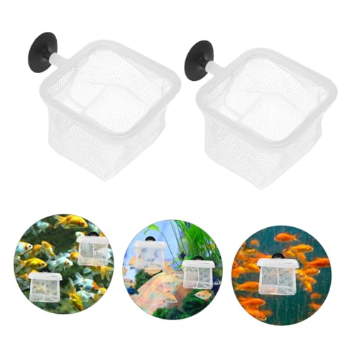 ibasenice 5pcs Fish Breeding Net for Aquarium Cups Separator Mesh for Small Fish and Safe Spawning
