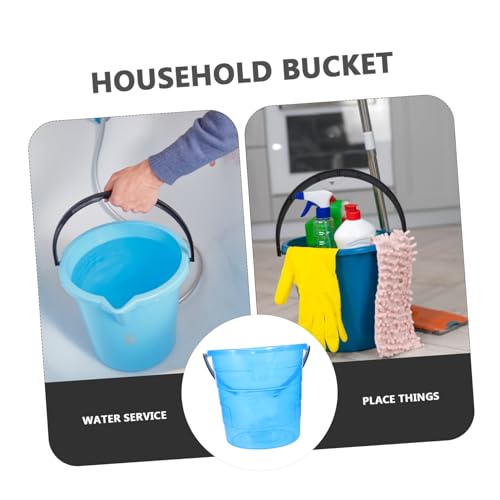 Portable Water Storage Bucket Food Grade Cleaning Buckets for Home Dormitory