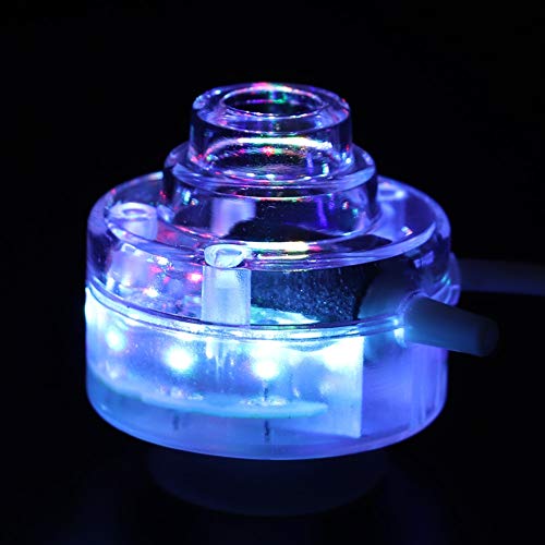 Colorful Gradient Even Air Output Underwater Bubble Fish Tank Light LED, Submersible Light, Waterproof for Fish Tank(U.S. regulations)