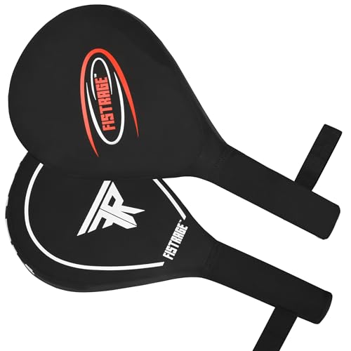FISTRAGE Taekwondo Double Kicking Durable Strike Pads for Martial Arts Karate MMA Punching Striking Boxing Paddles Kickboxing Training Combat Sports Karate Target (Sold as Single piece)
