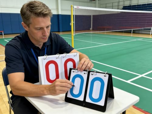 Purple River Portable Flip Scoreboard, 7.7"x6.8", 2Pcs
