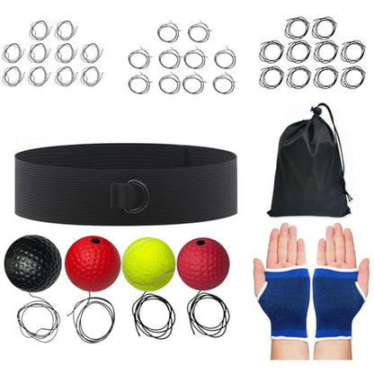 Boxing Reflex Ball Punching Speed Equipment - color: four balls 2