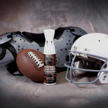 Football Gear Odor Eliminator Spray, Unscented, 9 fl oz | Mineral-Based, Tough on Sweat Odor, Safe for Skin, Deodorizes Football Pads, Helmets, Shoulder Gear & Cleats