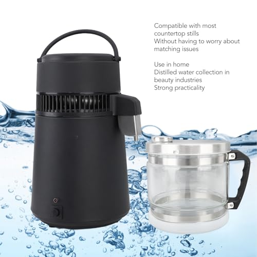 1 Gallon 4L Carafe for Countertop Distiller, Replacement Collection Bottle Water Container, Glass Jar for Home Beauty Water Distiller