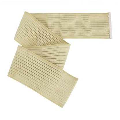 Elastic Ankle Support Bandage Breathable Ankle Brace Guard Sports Knee Elbow Wrist Calf Thigh Compression Wrap Ankle Exercise Wrap Strap for Running Riding Fitness - color: Yellow