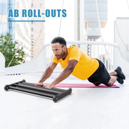 Glute Ham Glider, Hamstring Roller with V Bar - color: Small: 27.5 inches x 15 inches