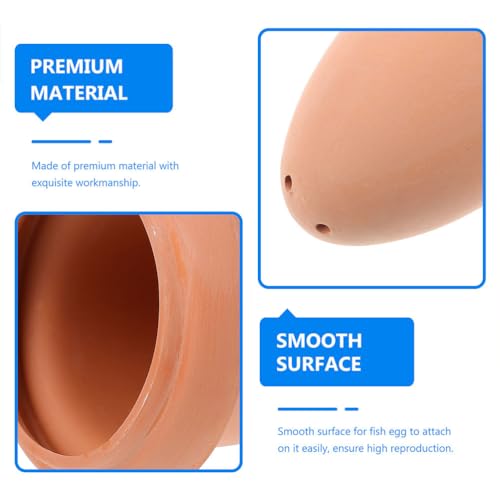 LIOOBO Spawning Bucket Shrimp Spawning Barrel Fish Adornment Fish Decor Breed Cone Cone Supplies Breeding Tool Pottery Clay Cone