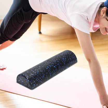Half Round Foam Roller 18inch EPP Half Roller Massage Column for Muscle Recovery, Balance Training, Pilates, Yoga
