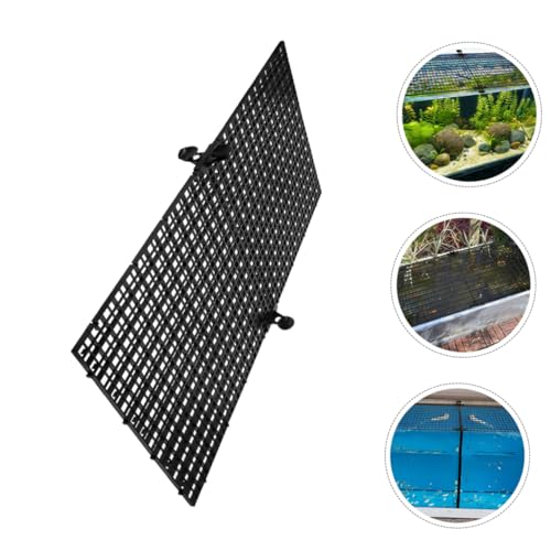 4Pcs Aquarium Divider Board Plastic Grid Fish Tank Cover for Jump Prevention Easy to Clean Fish Separator with Suction Cups for Betta Fish Safety