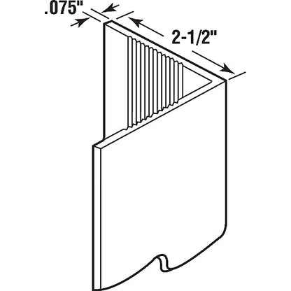 Prime-Line MP10069 Vinyl Corner Shield, White – 2-3/8” x 48” – Durable Vinyl Corner Guards, Easy to Install, Protects Wall Edges from Paint Chips, Wallpaper Tears, and Fingerprints (6 Pack)