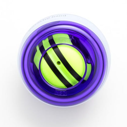 NSD Manual Thumb Wind Start Spinner Gyro Ball – Up to 15,000-18,000 RPM Premium & Durable Hand Strengthener and Wrist Exerciser for Grip Strength Training, Forearm Workout, and Pain Relief - size: Thumb-Wind Start Standard Light Up