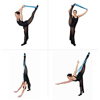 Ballet Stretch Bands for Flexibility, Strength and Dance Training - color: Blue