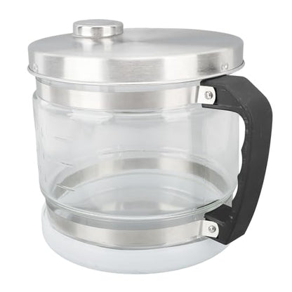 4L 1 Gallon Water Distiller Replacement Glass Carafe, Home Beauty Water Distiller Glass Jar Collection Bottle, Distilled Water Container for Majority