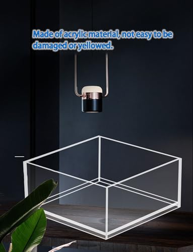 Acrylic Shallow Sink - Crystal-Clear Water Tank for Photography & Fish Habitat | Shatterproof Transparent Storage Box Multifunctional Shooting Prop & Aquarium Display(30x30x20cm/11.8x11.8x8in) - size: 30x30x20cm/11.8x11.8x8in