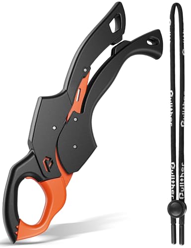 Fish Gripper 9.2",Fish Grabber Tool with Lanyard,Fish Holder for Saltwater