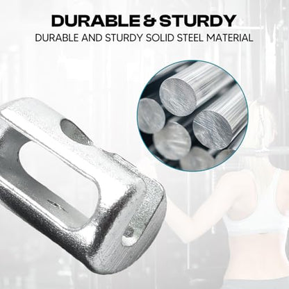 DYNWAVE Gym Machine Cable Stoppers Balls Stopper Fixing Set Weight Cable Machine Clothesline Pulley Set Terminals Heavy Duty for Exercise Workout - color: B