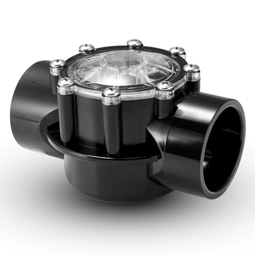 7305 Pool Check Valve Replacement 180 Degree for Jandy 2-Inch to 2-1/2-Inch Check Valve Compatible with Pool Pumps Heat Pumps and Spa Straight Through Flow