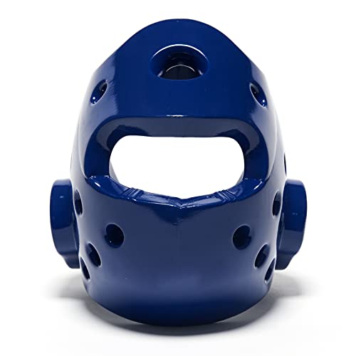 Adidas WT Taekwondo Martial Arts Dipped Foam Head Guard Protector - color: BLUE, size: Large