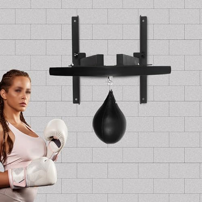 Hi-Impact Adjustable Speed Bag Platform, Speed Bag Platform Kit, Heavy Duty Boxing Training Equipment with Punching Ball