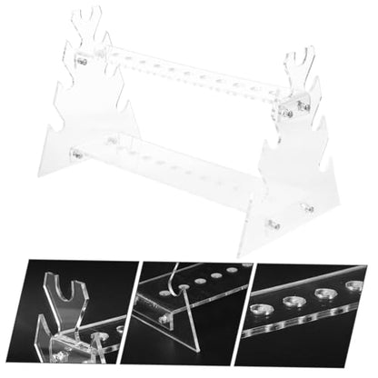 Zerodeko 12holes Test Tube Holder Trapezoid Rack for Laboratory Dual-Sided Organizer for Efficient Storage and Easy Access to Test Tubes