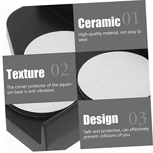 GANAZONO 4pcs Fish Tank Corner Pads Protective Safety Bumpers for Fish Tank Edges Adhesive Corner Guards to Prevent Scratches and Damage Easy to Install