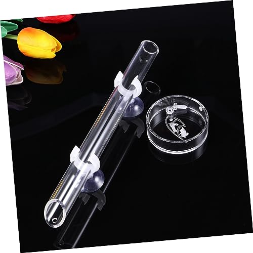 BESPORTBLE Acrylic Shrimp Feeder Tube Bowl Aquarium Supplies Feeder for Shrimp Food Tube