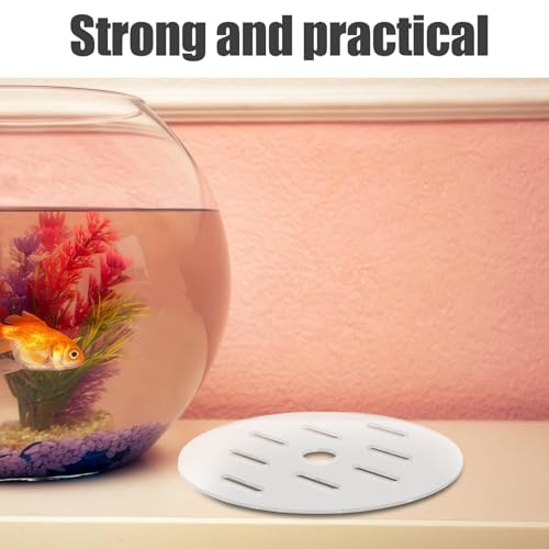 BETOOKY Fish Tank Lid: 22cm/8.65" Round Aquarium Lid Cover - Transparent Acrylic Tank Protective Cover - Replacement Decor Accessory for Fish Bowl Terrarium - size: 22.00X22.00X0.30CM