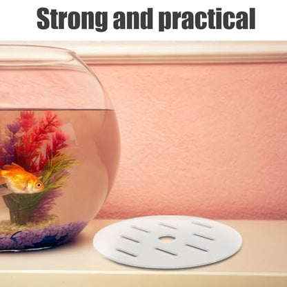 BETOOKY Fish Tank Lid: 22cm/8.65" Round Aquarium Lid Cover - Transparent Acrylic Tank Protective Cover - Replacement Decor Accessory for Fish Bowl Terrarium - size: 22.00X22.00X0.30CM