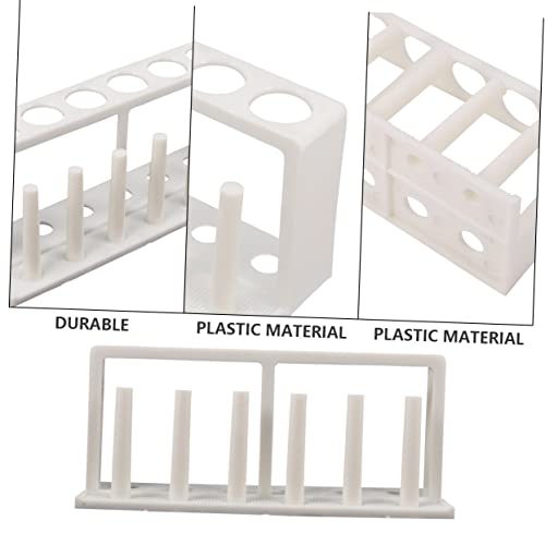 Cylindrical Holder for Test Tube Freshwater Test Kit Aquarium Rack 6 Tube Organizer