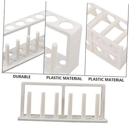Cylindrical Holder for Test Tube Freshwater Test Kit Aquarium Rack 6 Tube Organizer