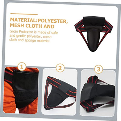 Professional Groin Guard Wear-Resistant Crotch Protector Portable and Comfortable Training Accessory for Men and Women in Martial Arts and Outdoor Sports