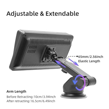 Replacement Suction Cup Mount Part, Suction Cup Bracket for GPS Ball Joint Flexible Mounting Disk Mount Windshield Dashboard Carplay Monitor GPS Suction Cup Mount for Garmin Mount