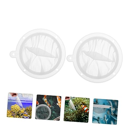 2pcs Strainer Mesh for Fish Tank Cleaning Portable for Aquariums Fine Mesh Screen for and Maintenance Safe for Fresh and Use