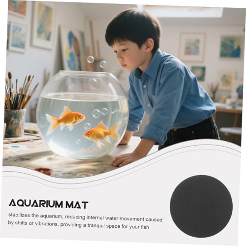 Shockproof Fish Tank Cushion Pad for Under Tank Vibration Dampening Easy Maintenance and Stable Support for Aquatic Micro Landscapes - size: 15.00X15.00X1.00CM