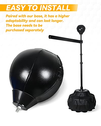 Solid and Thick Speed Ball Reflective Bag - No Pump Needed - Ideal for MMA and Boxing-Suitable for All innolife Boxing Equipment Replacement