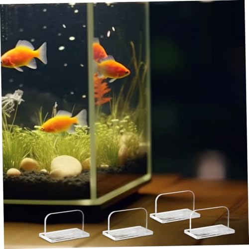 VOSAREA 6pcs Acrylic Replacement Handles for Fish Tank Lids Easy to Install Aquarium Cover Accessories for Safe Use and Performance