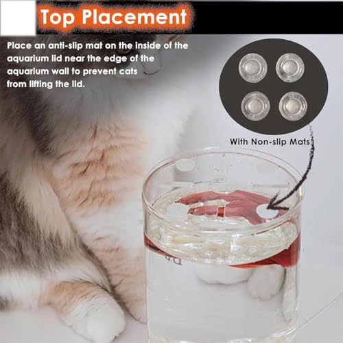 Cat-Proof Acrylic Lid for Round Aquarium - Customizable Fish Tank Cover, Anti-Jump Terrarium Hood with Hinges, Folding Flip-Top Design for Easy Access