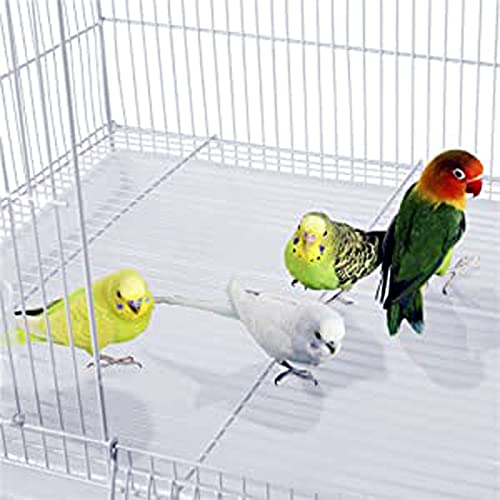 Lot of Breeding Bird Flight Cages for Canary Parakeet Aviaries Budgies Lovebird Finch (Large 30" White Divider) - color: Large 30" White Divider