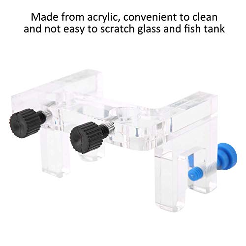 not Scratch Glass 0.51in Hole Holds up Two Probes Fish Hose Holder,Aquarium Probe Holder Aquarium Probe Organizer, for Aquarium Household for Fishing Fish Store