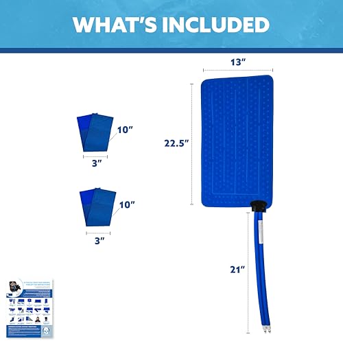 Polar Active Ice® Knee Full Circumference Therapy pad 12.5” x 22.5” with Detached Belts. Use only with The Polar Active Ice #AIS Therapy System.